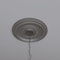 Ekena Millwork Cole PVC Ceiling Medallion (Canopies up to 4 1/2"), 16"OD x 3 1/2"ID x 1"P, Metallic Silver Metallic CMP16COCSV - alternate 6